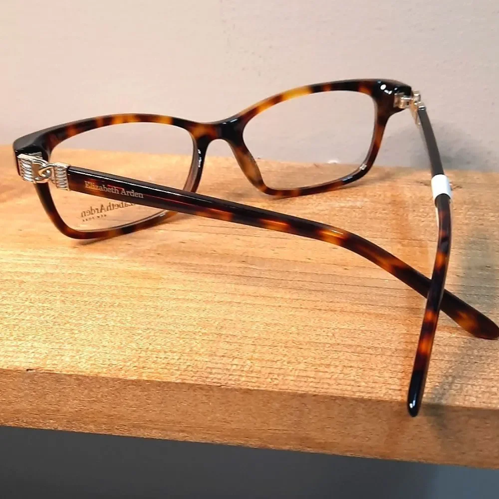 NEW prescription-ready Eyeglass Frame Elizabeth Arden, brown glasses 51-15-135